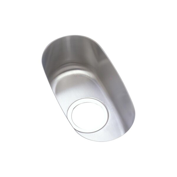 Elkay Lustertone Stainless Steel 9-1/2 X 16-5/8 X 5-9/16 Single Bowl Undermount Sink ELUH714 - main